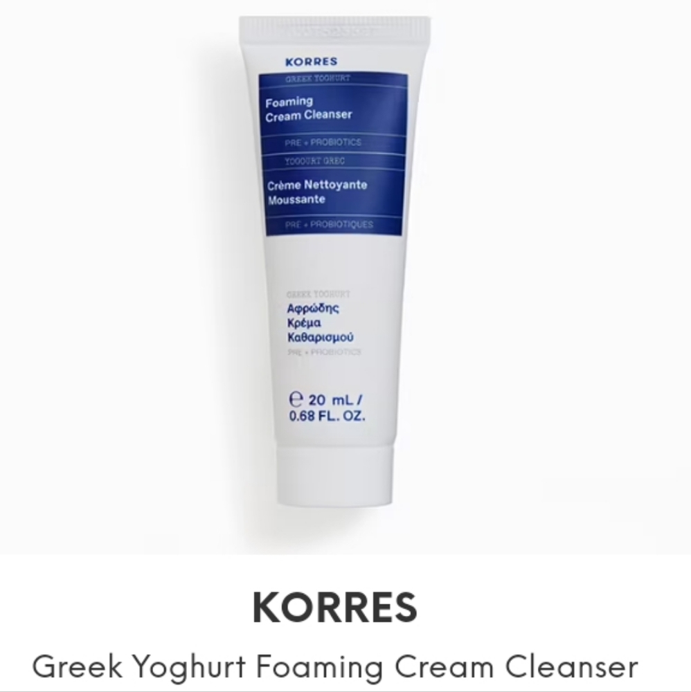 KORRES Greek Yoghurt Foaming Cream Cleanser